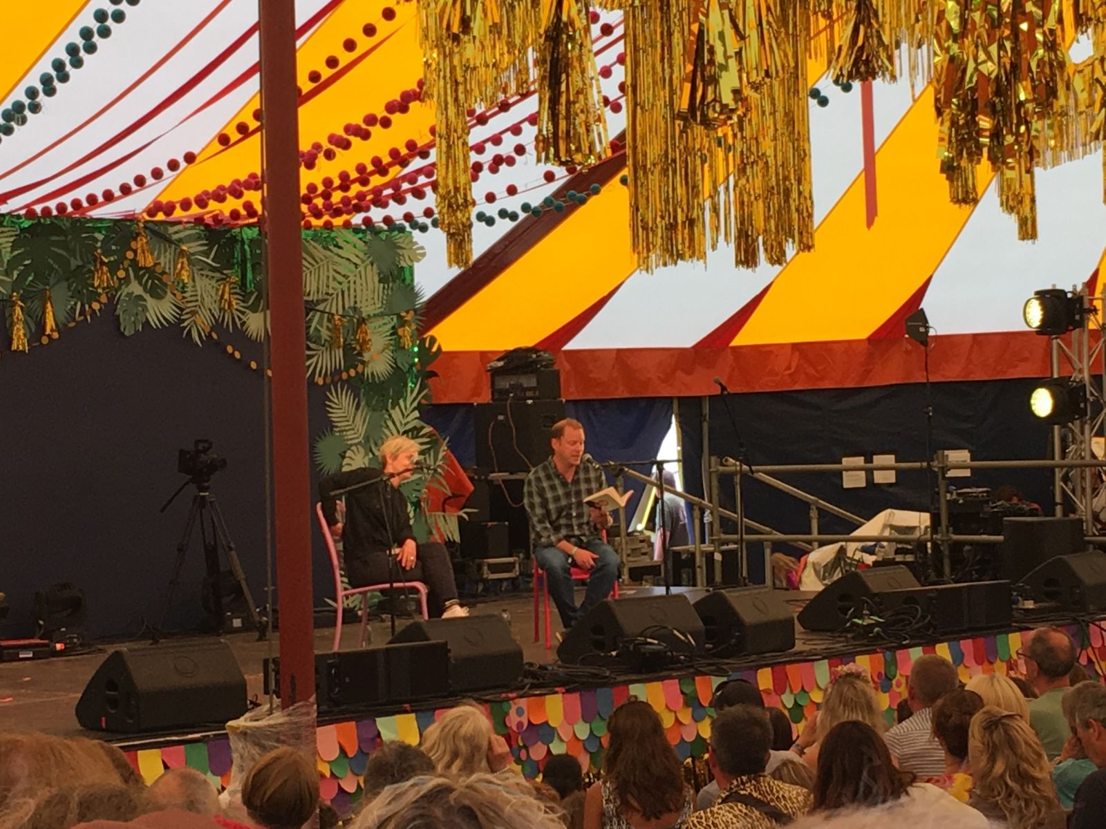 Robert Webb of Peep Show and That Mitchell and Webb Look gave a talk on masculinity at this year's festival.