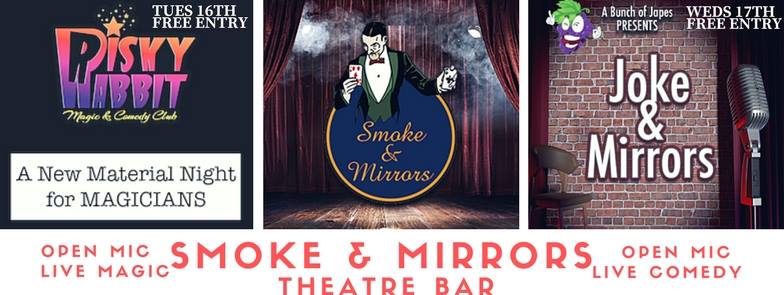 Smoke & Mirrors bar will introduce two brand-new shows to their lineup next week.