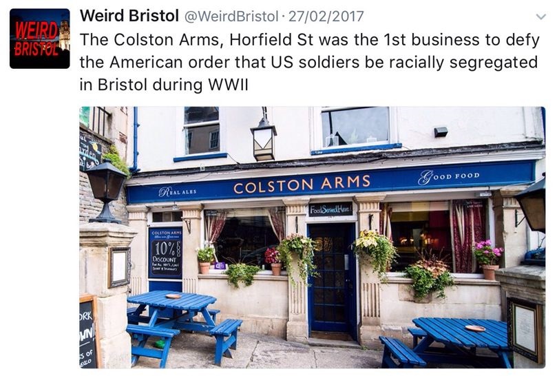 Getting To Know Bristol - Weird Bristol  - The Colston Arms