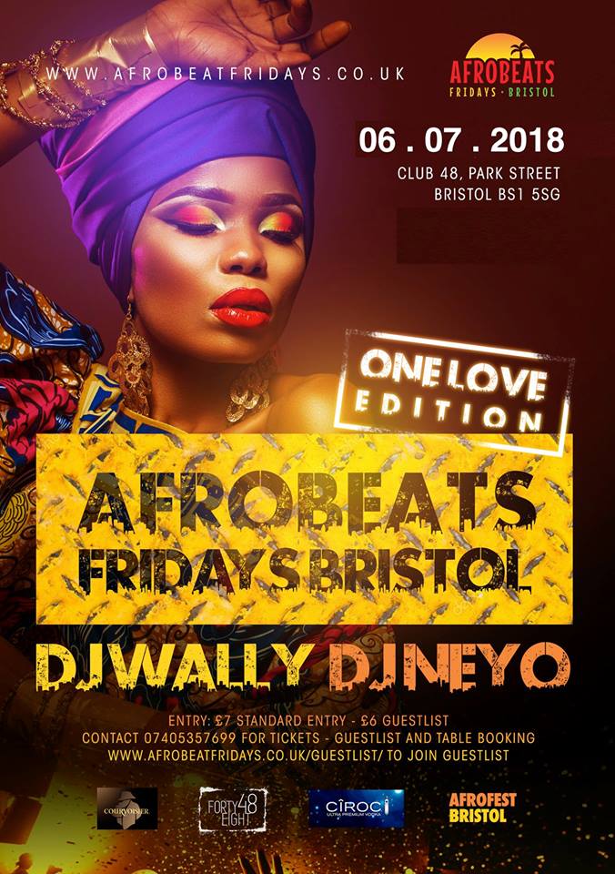 This week's Afrobeats Fridays party is the perfect warmup for St Paul's Carnival.