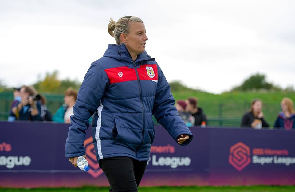 Bristol City Women coach Tanya Oxtoby.