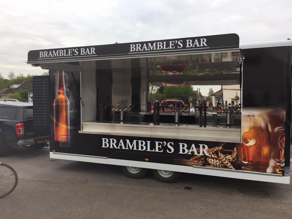 One of the Mobile Bars available from The Globe in Frampton Cotterell