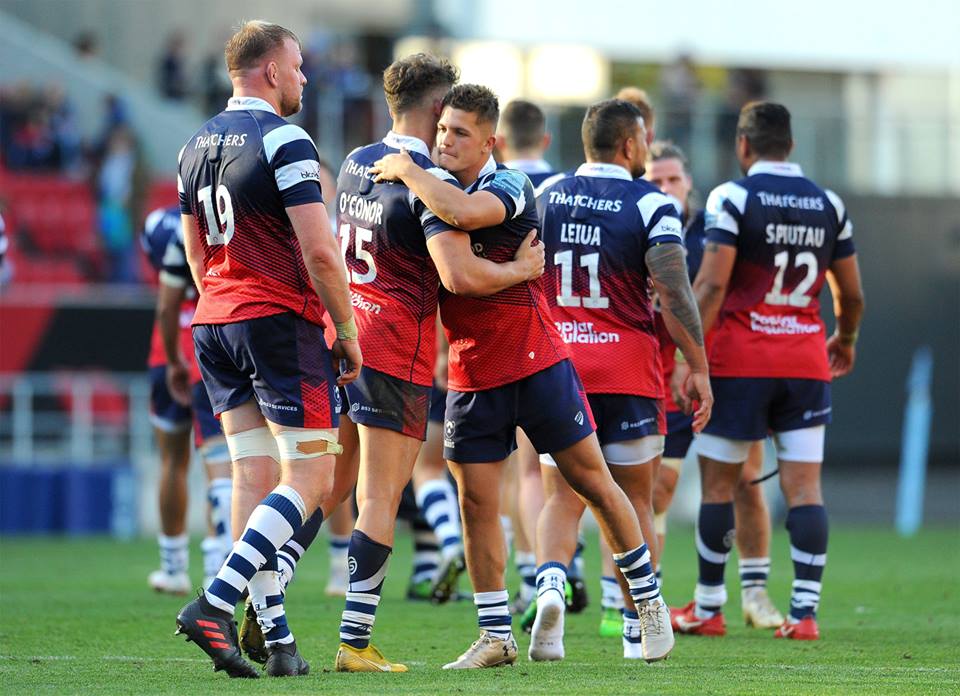 Bristol Bears in action in the Gallagher Premiership.