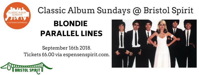 Blondie's Parallel Lines will be in focus during this Classic Album Sundays event.