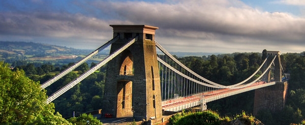 The Clifton Suspension Bridge in Bristol