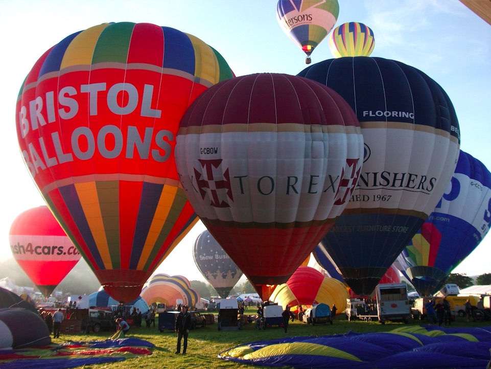 Bristol Balloons at last year's Balloon Fiesta in Bristol