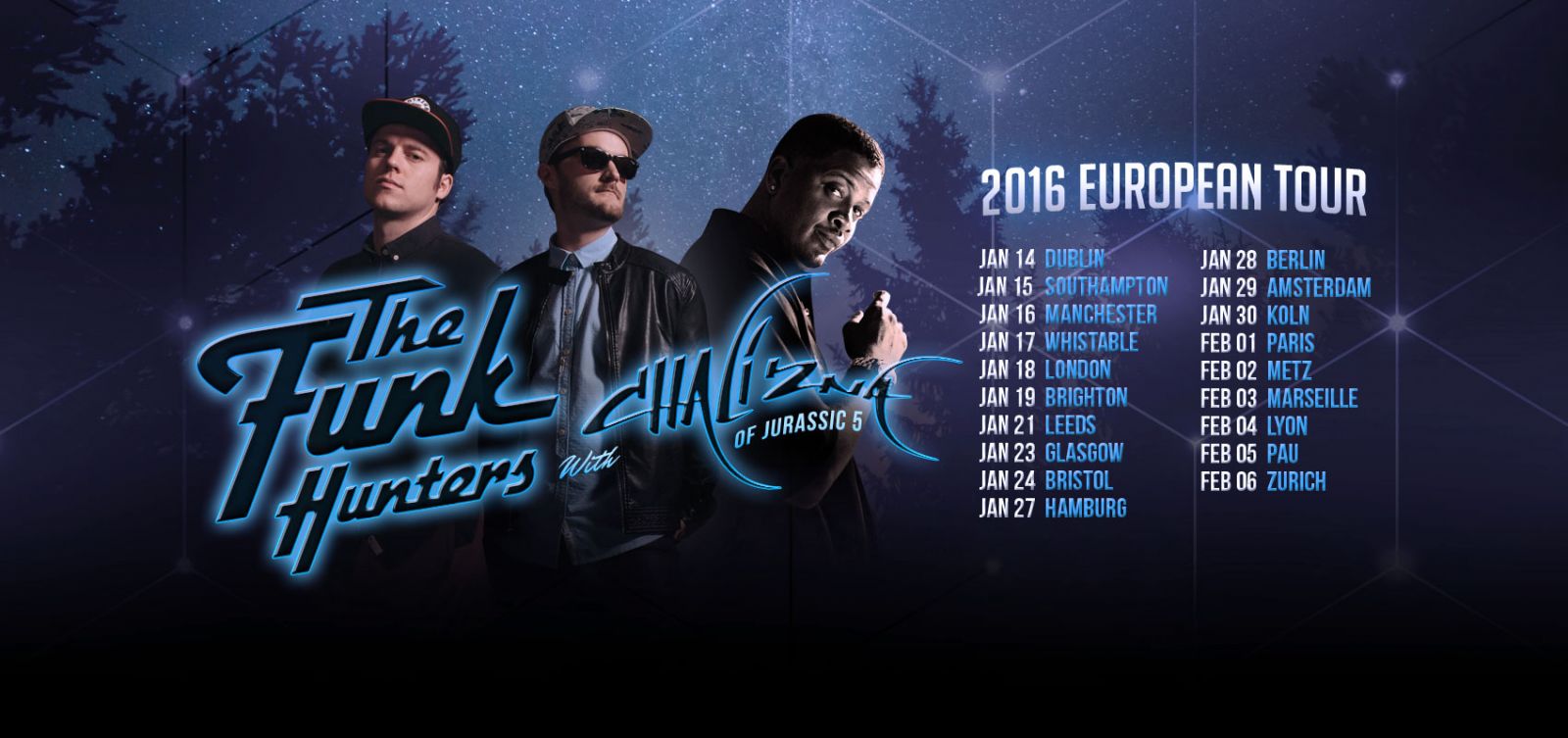 Chali 2na and The Funk Hunters played The Fleece in Bristol on 24 January 2016