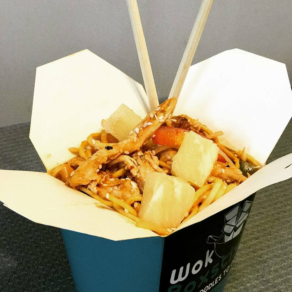 Chicken Teriyaki Noodles Wok Boxstix in Bristol 