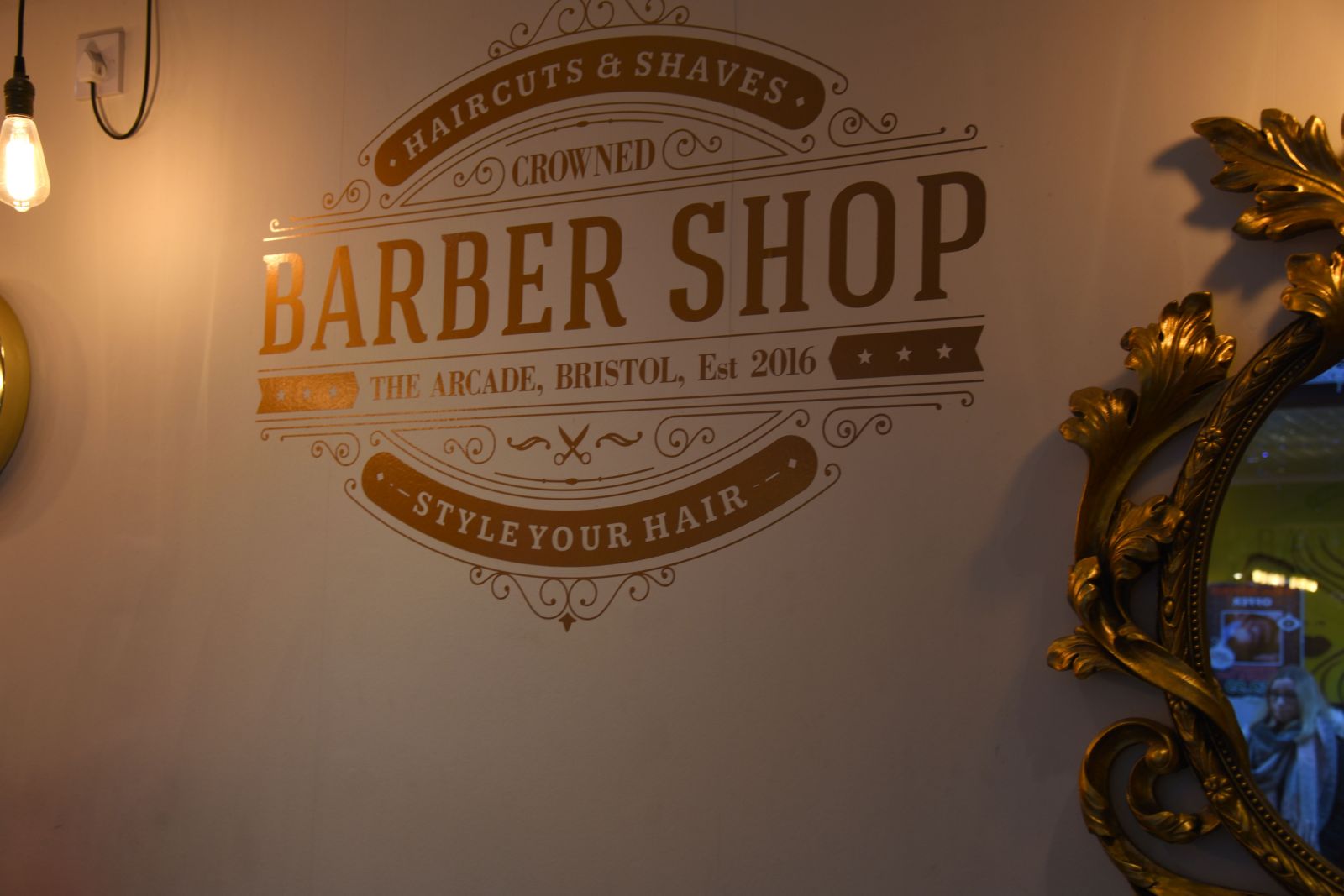 Crowned Barbershop in The Arcade Bristol