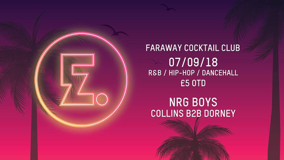 ENDS will welcome NRG Boys to Faraway Cocktail Club this weekend to headline Round 7.