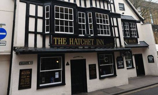 The Hatchet Inn has sat on Bristol's Frogmore Street for over 400 years, having appartently held a liquor licence as far back as 1606.