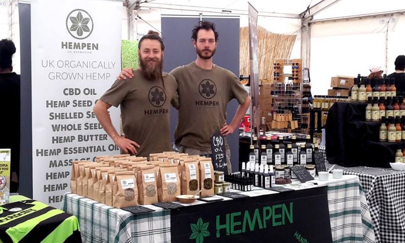 The Hempen Organic Produce stall at last year's Vegfest.