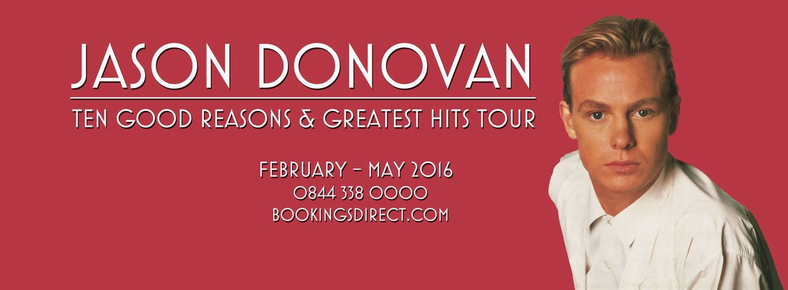 Jason Donovan 10 Good Reasons Tour 2016