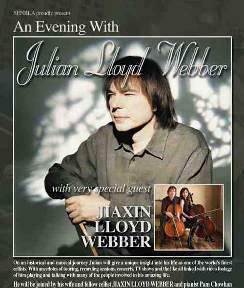 Julian Lloyd Webber at St George's in Bristol on Monday 11 May 2015