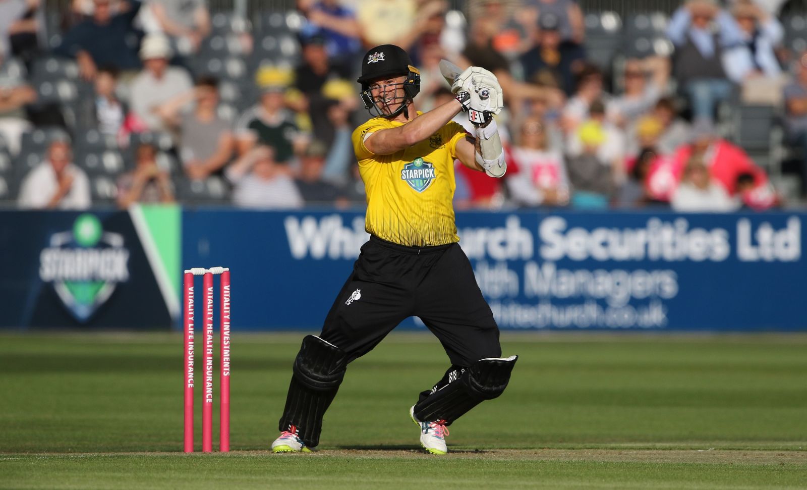 Michael Klinger in action for Gloucestershire.