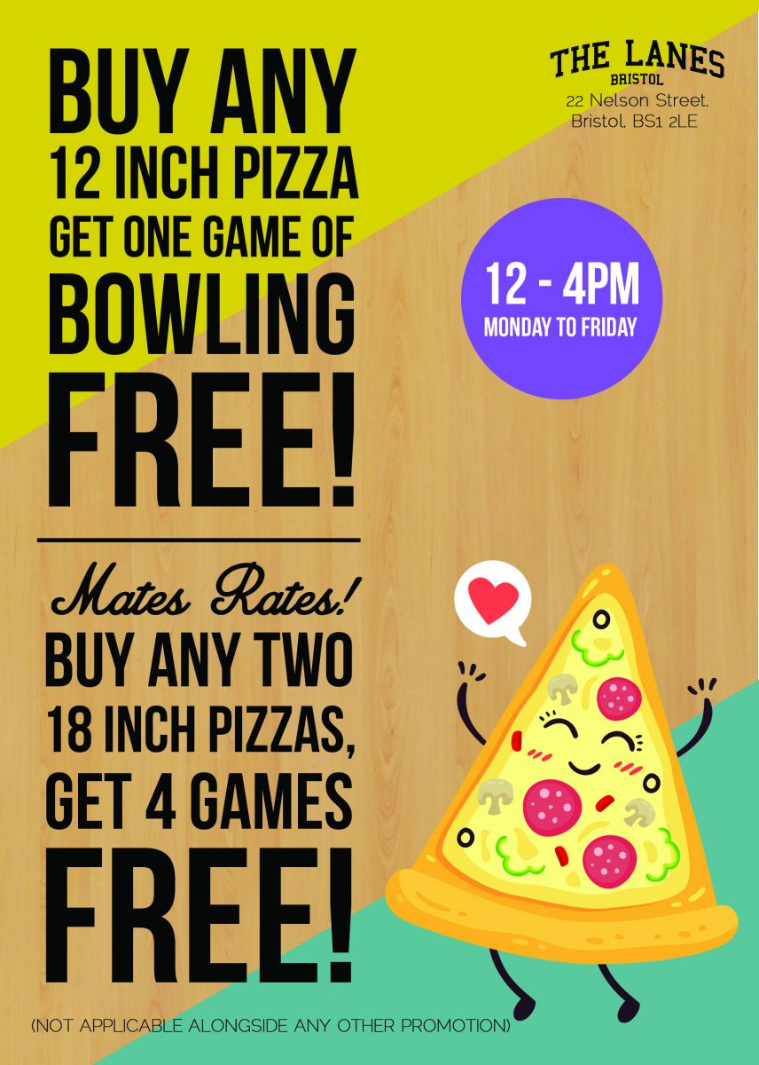 Pizza and free bowling - does it get any better than that?