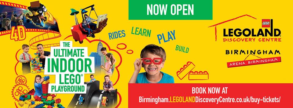 Don't miss the special prices on offer this weekend at Legoland Discovery Centre Birmingham!