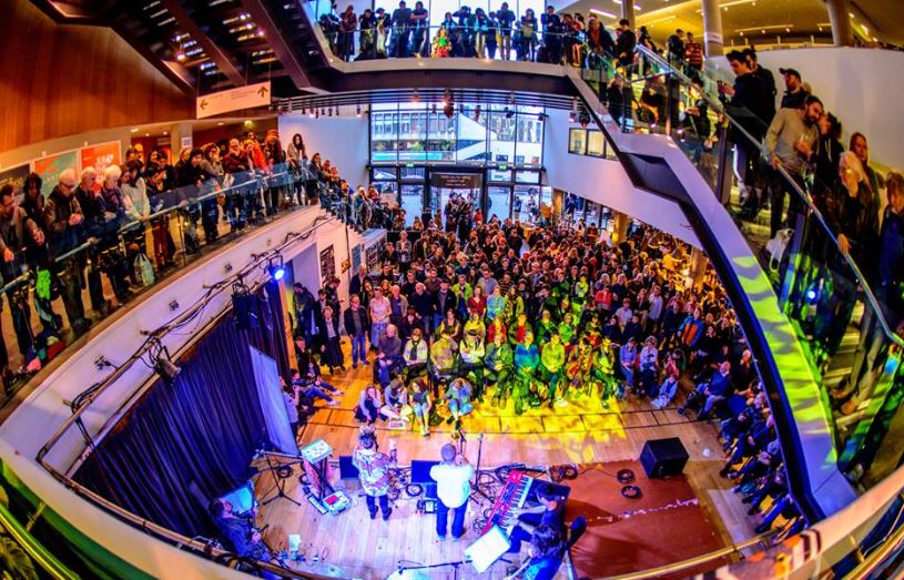 Bristol International Jazz and Blues Festival hosted a special show in the foyer of Colston Hall in 2017.