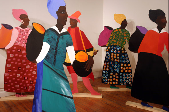 Lubaina Himid, Navigation Charts exhibition running from 20 January to 26 March 2017 at Spike Island in Bristol