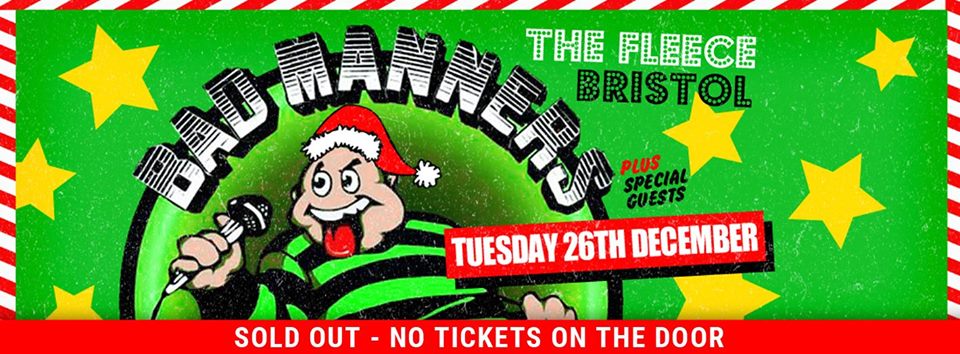 Bad Manners at The Fleece is now sold out, but look below for links to potential ticket updates.