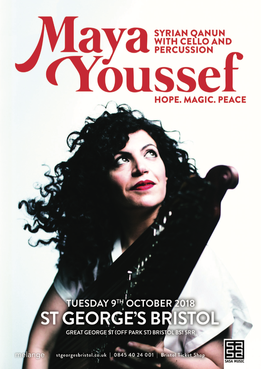 Maya Youssef will perform live in Bristol on Tuesday 9th October.
