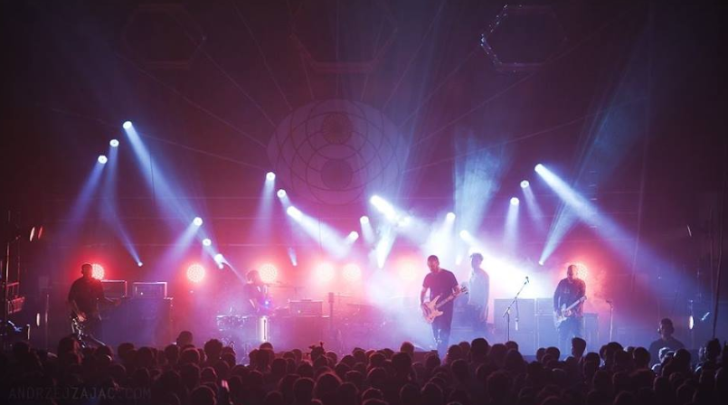 Mogwai during their headline performance at Simple Things Festival 2017.