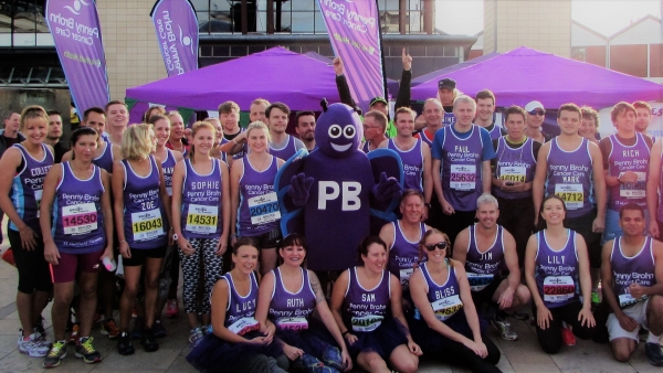 Last years run for Penny Brohn charity in Bristol