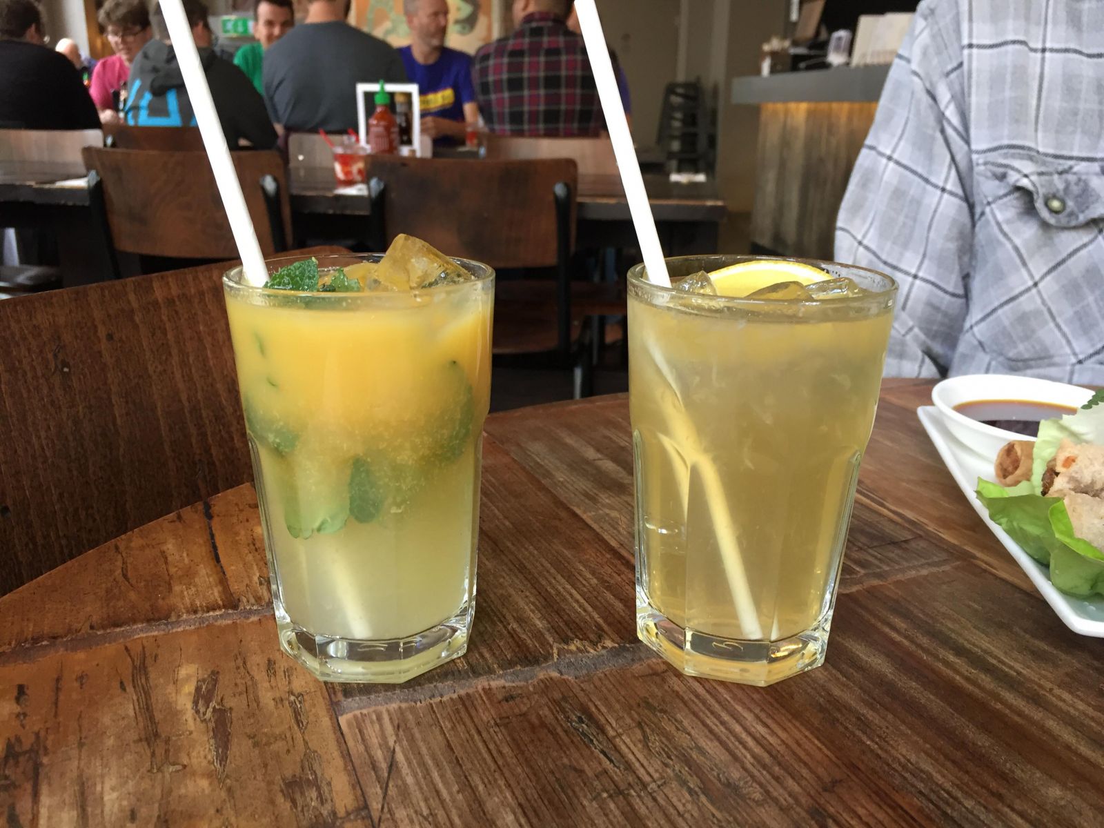 Spicy Lemonade and Green Tea Lemonade at Pho Bristol