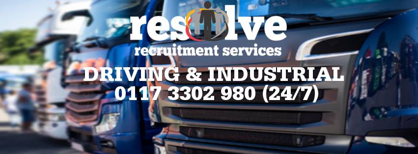 Resolve Recruitment in Bristol | Driving and Industrial jobs in Bristol