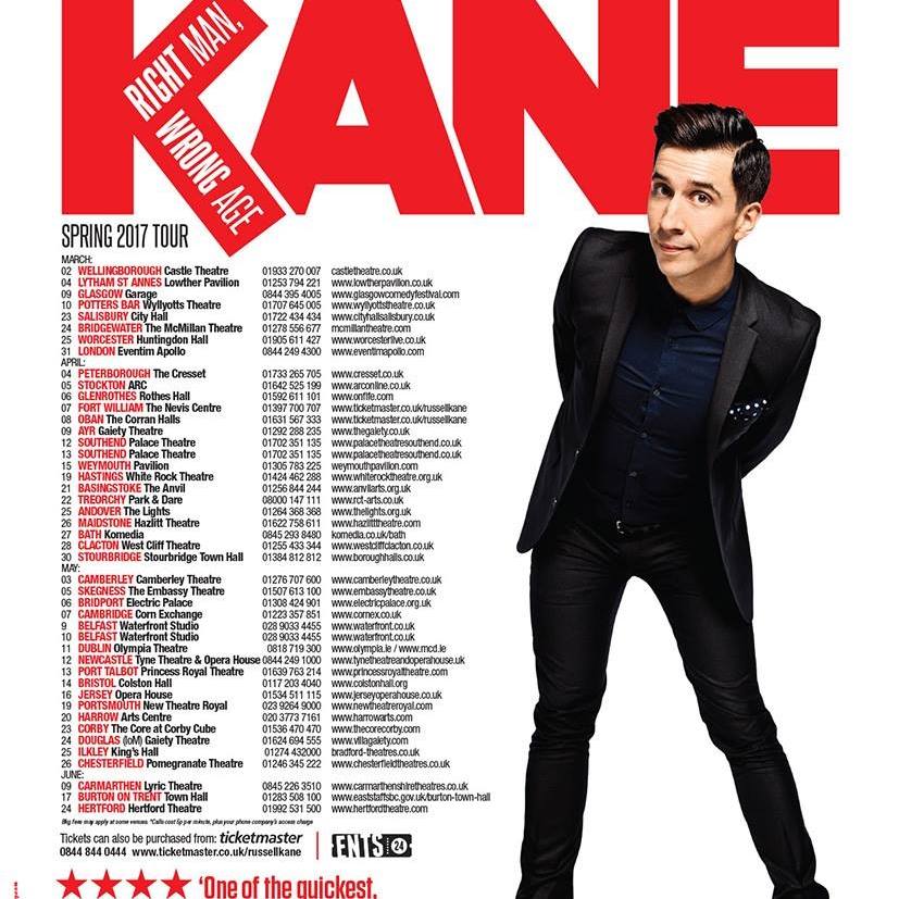 Russell Kane at The Colston Hall in Bristol 