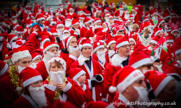 Santas on the Run in Bristol