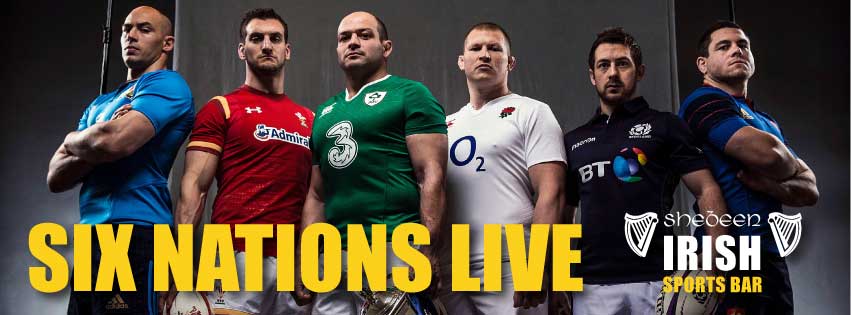 6 Nations Rugby in Bristol at Steam and Shebeen