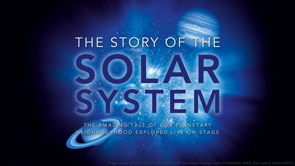 The Story of the Solar System will be shown at The Redgrave Theatre on Saturday 24th February 2018.