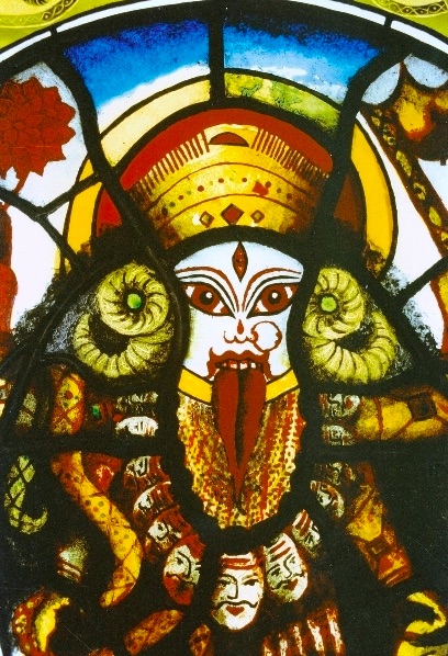 Kali in the Crypt: stain glass exhibition in Bristol