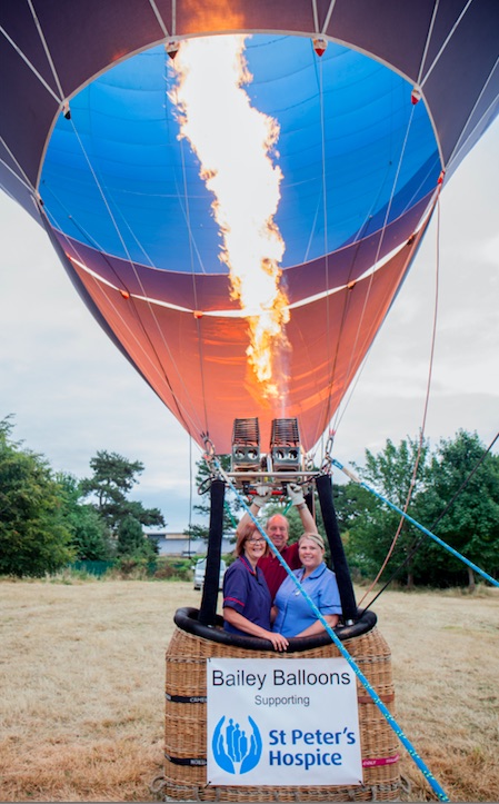 St Peter's Hospice official charity partner of Bristol Balloon Fiesta