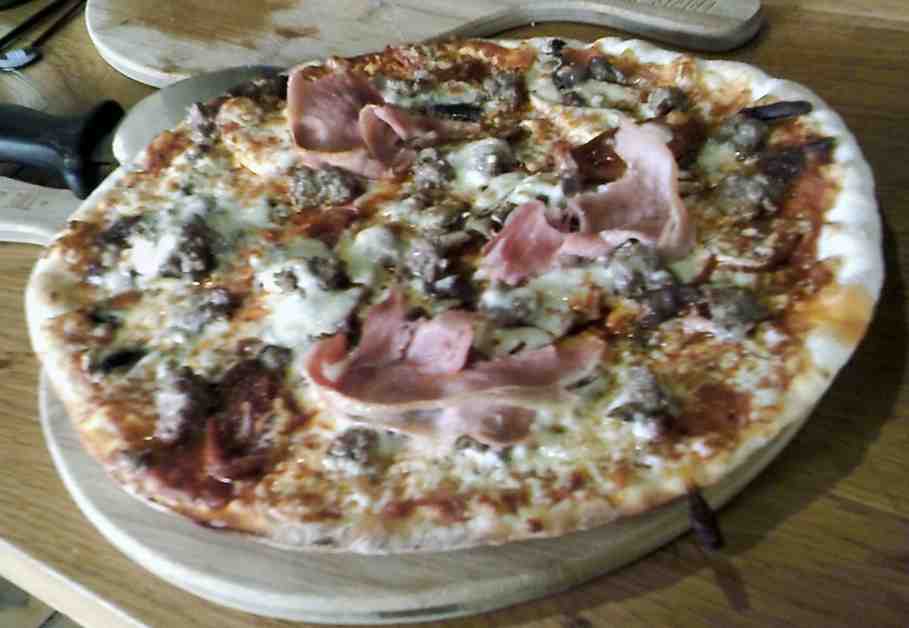 Pizza at The Stable on Bristol Harbourside