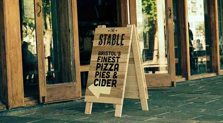 The Stable on Bristol Harbourside for Pizza, Cider and lots more great food and drink