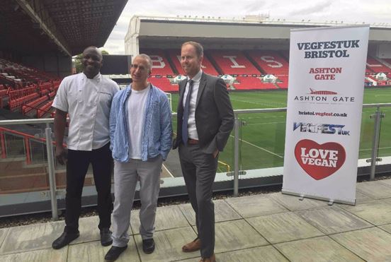 Vegfest organisers are elated by their successful bid to hold their 2018 event at Ashton Gate Stadium