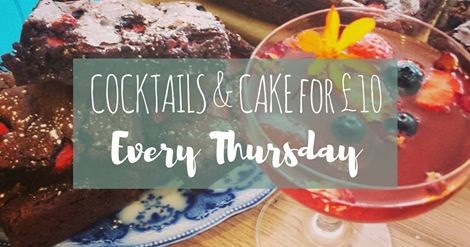 Cocktails and cake for £10 at Cox and Baloney