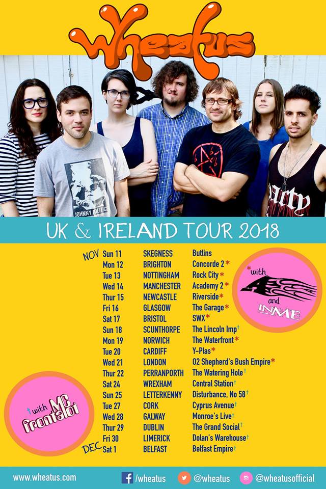 Wheatus' full 2018 UK & Ireland tour.