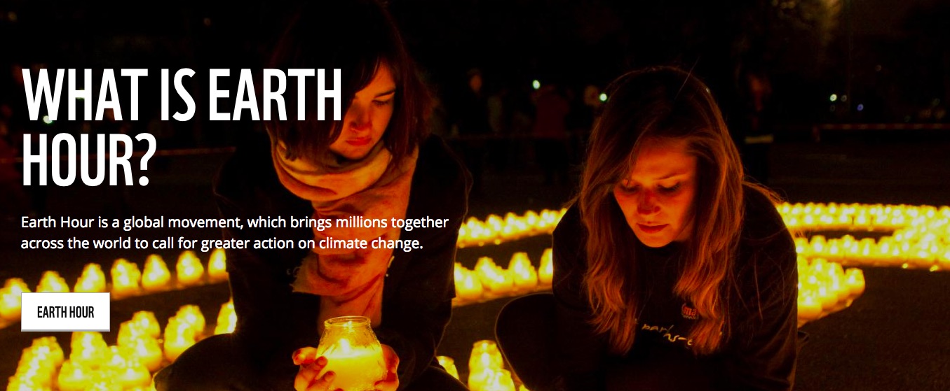 Earth Hour WWF in Bristol