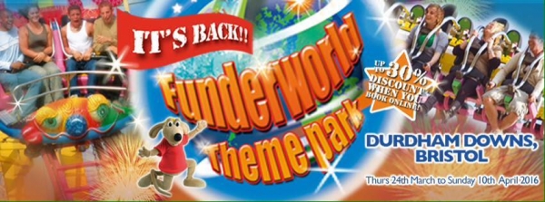 Funderworld Themepark Returns to Bristol in 2016
