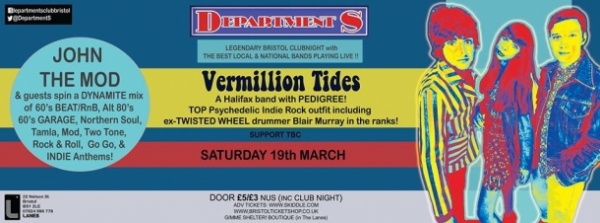 Vermillion Tides Live in Bristol