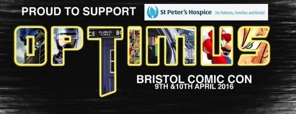 Optimus Bristol Comic Convention on 9-10 April 2016