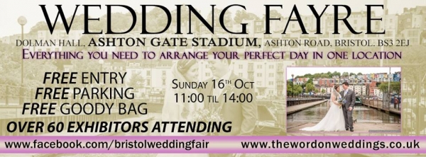 Ashton Gate Stadium Wedding Fayre - Sunday 16 October 2016