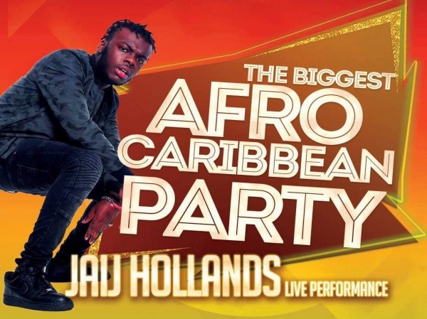 Jaij Hollands plays at Bristol's Biggest Afro Caribbean Party tonight