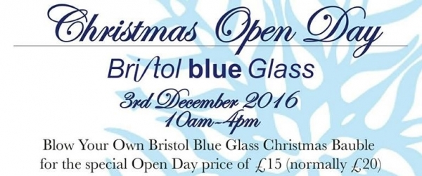 Blow your own Christmas bauble at Bristol Blue Glass