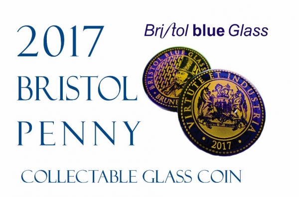 2017 version of iconic Bristol Blue Glass penny launched