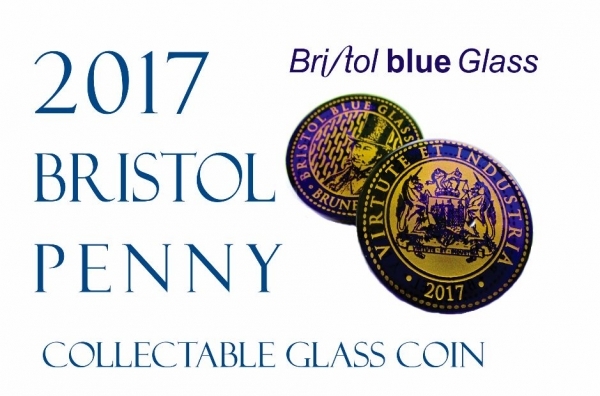 Beautiful Bristol Blue Glass 2017 Penny - Discount Code
