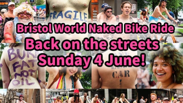 Clothes off, helmets on...the Bristol Naked Bike Ride returns for 2017